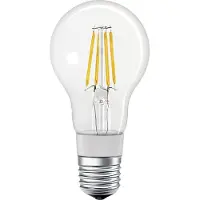 Ledvance SMART+ Classic - LED-glödlampa med filament - form: A60 - E27 - 5.5 W (motsvarande 50 W) - klass E - varmt vitt ljus - 2700 K