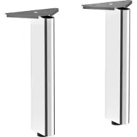 Hansgrohe Xelu Q möbelfötter 175/60 mm, 2 st., förkromad