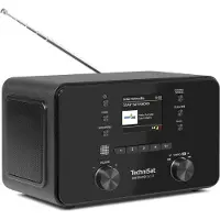 Technisat Bordsradio DIGITRADIO 550 IR DAB+, FM Batteri-laddningsfunktion, Väckningsfunktion Svart