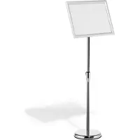 Durable Info-golvstativ med aluminiumram 479923 1 x DIN A3 250.00 mm x 250 mm x 1290 mm x 250 mm