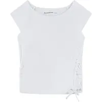 Abercrombie & Fitch T-shirt - Rib - Bright White - - 15-16 år (170-176) - T-shirt