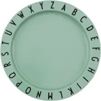 Design Letters Tallrik - Tritan - Eat &amp; Learn - Grön - - One Size - Tallrik