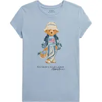 Ralph Lauren T-shirts med korta ärmar KNIT-T-SHIRT flickor - Blå - 4 år