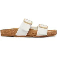 Tommy Hilfiger Leather Double Strap Cork Sandals
