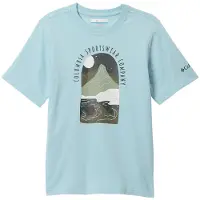 Columbia T-shirt - Light Marine m. Tryck - - 6-7 år (116-122) - T-shirt