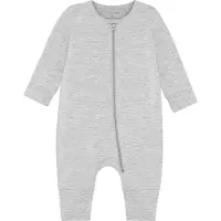 Minymo Onesie - Viskos - Grey Melange - - 74 - Onesie