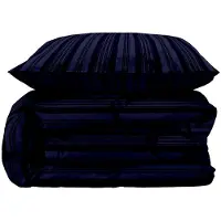 Södahl Sängkläder 140x220 cm - 100% damastvävd bomullssatin - Noble - Blå