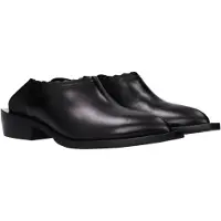 Moschino Svarta Lädermules