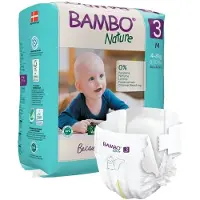 Bambo Nature Barnblöja, tejpbar, miljömärkt, , 3 - (6 st.)
