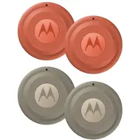 Motorola Moto Tag 2 - Bluetooth-tagg med antiförlust för mobiltelefon - pantone arabesque, pantone lurar ek (paket om 4)