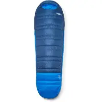 Rab - Sovsäckar trekking - Ascent -6C / 20F Tempest Blue/Maya Blue för Unisex - Storlek vänster - Blå