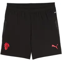 Puma Milan Träningsshorts - Svart/Röd Barn, storlek 176 cm