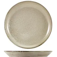 Genware Terra Porcelain Grey Coupe Tallrik 24 Cm