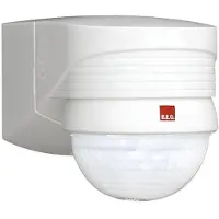 B.E.G. Brück 91008 Väggrörelsesensor Vägg, utanpåliggande montering 280° Vit IP44