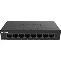 D-Link DGS 108GL - Switch - ohanterad - 8 x 10/100/1000 - skrivbordsmodell