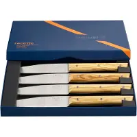 Opinel Facette Ash, kitchen knife set 4 pieces