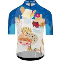 Q36.5 Gregarius Pro Team Gelato Korta ärmar Cykeltröja