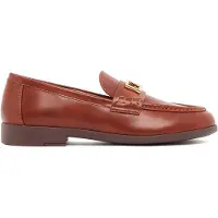 Armani Exchange för kvinnor. XW002579AF17474U6123 Bruna eleganta mockasiner (35), Karta, 1 till 3 cm, Ingen, Casual