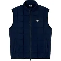 Emporio Armani för män. 7M001512_AF21509 Premium sköldväst M marinblå (S), Vit, Casual, Polyester, Ärmlös / Hängselbyxor, Marino