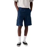 Levi's för män. 001KG-0053 Carrier Cargo Bermudashorts marinblå (32), Casual, Bomull, Marino