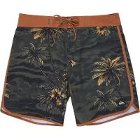 Quiksilver Surfsilk Scallop 18 Boardshorts black sundown Storlek 28