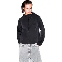 Armani Exchange för kvinnor. XW001430AF16613UC001 Windbreakerjacka svart (M), Casual, Polyester