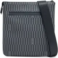 Armani Exchange för män. XM002220AF22637MC178 Funktion axelremsväska svart (OSFA), Casual, Bomull