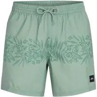 O'Neill Uni Flower 16" Boardshorts green tropical stripe, L