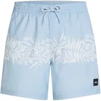 O'Neill Uni Flower 16" Boardshorts light blue tropical str Storlek L