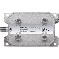 Axing BAB 4-02 Kabel-TV-avgrenare 4-polig 5 - 40 Mhz, 40 - 470 MHz, 470 - 862 MHz, 862 - 1006 MHz