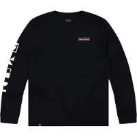 Mons Royale - Vandringskläder - Icon Merino LS M Black för UnisexNylon - Storlek L - Svart