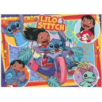 Ravensburger Disney Stitch Bumper Pack 4x100 bitar pussel fr barn - varje bit r unik. Delarna passar perfekt ihop