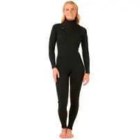 Rip Curl Dawn Patrol 3/2 Mm Gb Våtdräkt I Neopren För Dam Med Långa ärmar Och Dragkedja I Bröstet