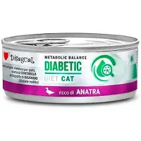Disugual Diet Diabetisk Anka Våtfoder För Katter 12x85g