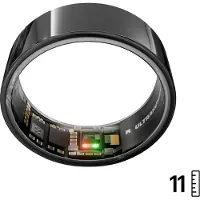 Ultrahuman Ring Air - 11 - smart ring - Bluetooth - 2.4 g - aster black