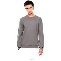 EA7 för män. 7M001489_AF17787 Logo Series Sweatshirt grå (3XL), Casual, Deportivo, Bomull, Sportkläder, Multisport, Kort ärm