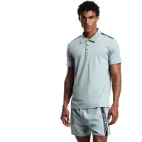 Emporio Armani för män. EM000571_AF20426 Polo Logotape blå (XXL), Casual, Bomull, Kort ärm