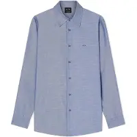 Armani Exchange för män. XM002112AF22548UB113 Skjorta Regular Fit blå (S), Casual, Bomull, Lång ärm