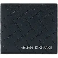 Armani Exchange för män. XM000167AF27287UC001 Logo plånbok svart (OSFA), Casual, Hud