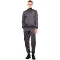 EA7 för män. 7M001320_AF12449 Visibility Set M Grå (M), Casual, Deportivo, Sportkläder, Multisport, Polyester, Lång ärm