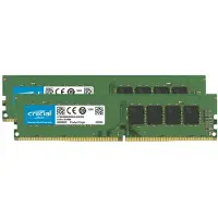 Crucial - DDR4 - sats - 64 GB: 2 x 32 GB - DIMM 288-pin - 3200 MHz / PC4-25600 - CL22 - 1.2 V - ej buffrad - icke ECC