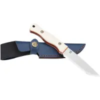 ØYO Oyo Svalbard Kniv med läderslida, kniv, vit