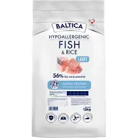 BALTICA Nutraceutic Hypoallergen Lätt M Fisk Med Ris Hundfoder 12 Kg