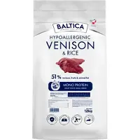 BALTICA Nutraceutiskt Hypoallergent Små Raser Hjortkött Med Ris Hundfoder 12 Kg