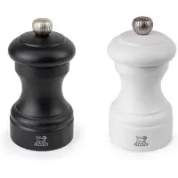 Peugeot Bistro Sæt Pm Sort + Sm Hvid Træ Sort/hvid Mat, 10cm