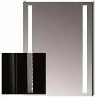 Jika Spegel Clear 600xX810 fyrkant m/ LED-ljus