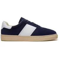 Timberland för män. TB0A43GGAJP1 Lisbon Street blå träningsskor i läder (38), Hud, Karta, Nyckelband, Casual, Marino