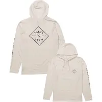 Salty Crew Tippet Hood Tech Longsleeve Lycra white, L