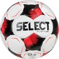 Select Fotboll Flash Turf V26 - Vit/Röd, storlek Ball SZ. 5