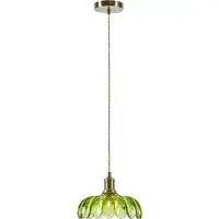 Markslöjd Glas pendellampa Kurage, dimbar, Grön, Kök, Glas, Pendellampa
